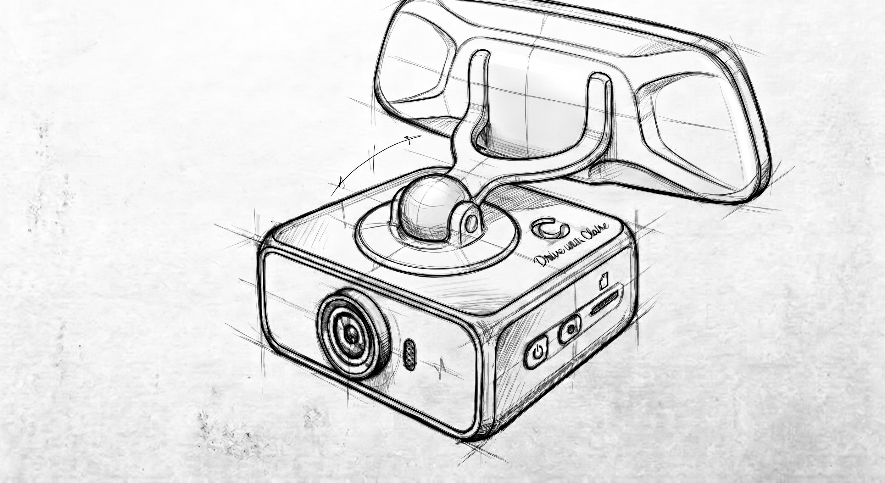 Claire Dashcam Hardware Sketch